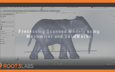Processing Scanned Models with Meshmixer and Solidworks