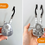 3D print clear resin