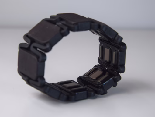 Divi Photo Edits IBT Armband prototype assembled and worn on the forearm